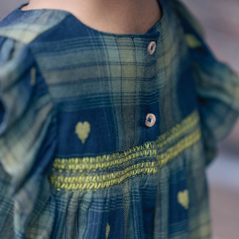 Plaid Dress - Black Multi