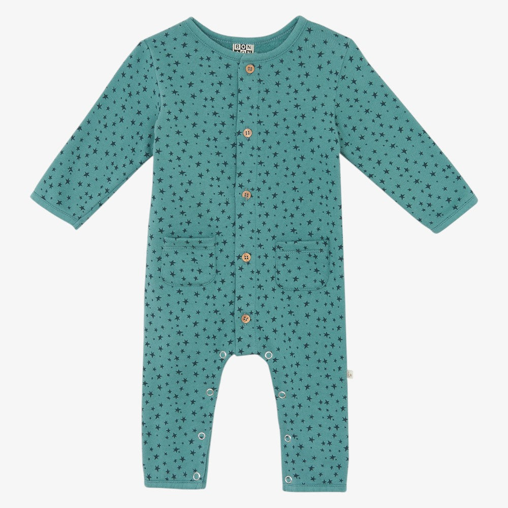 Star Romper - Blue