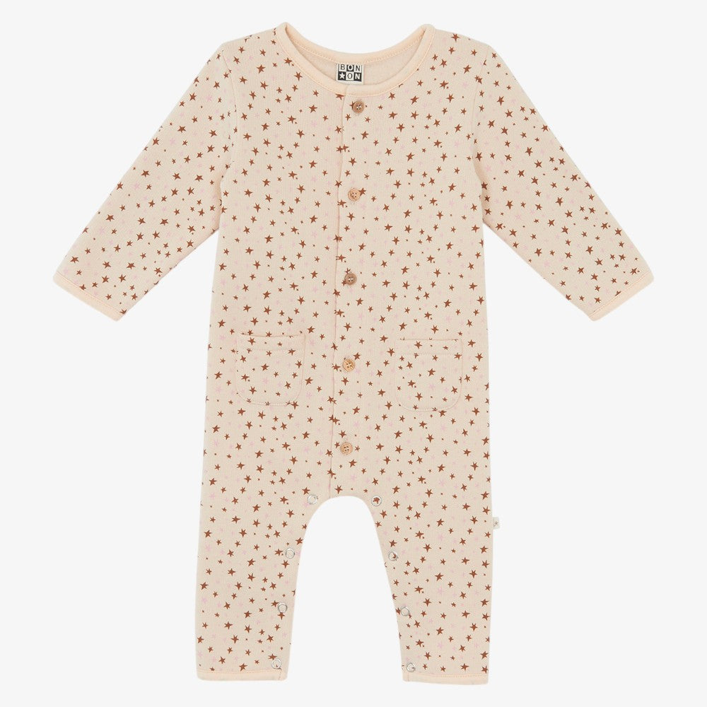 Star Romper - Pink
