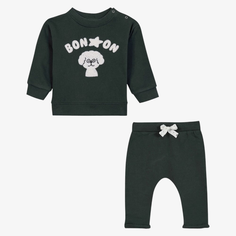Sheep Sweatshirt And Leggings - Charcoal