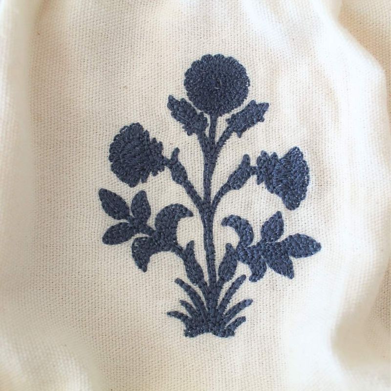 Embroidered Blouse And Blooemr - Ecru