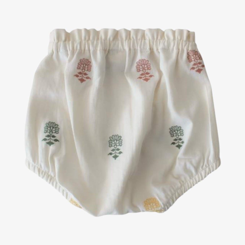 Embroidered Blouse And Blooemr - Multi