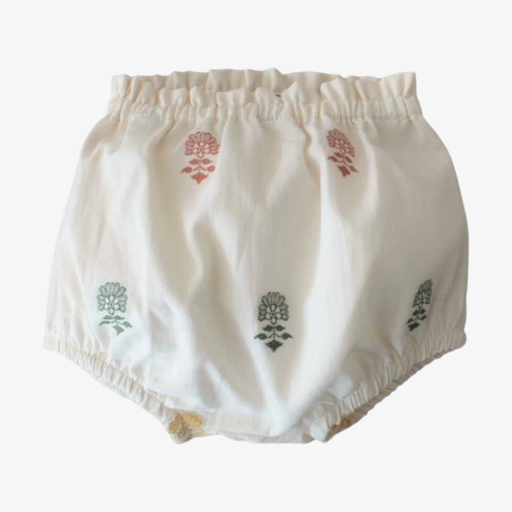 Embroidered Blouse And Blooemr - Multi