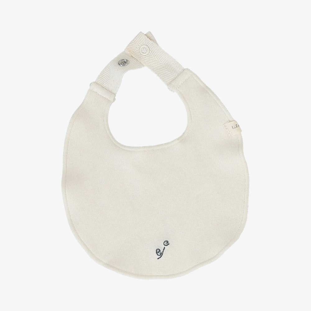 Bud Bib - Cream &amp; Blue