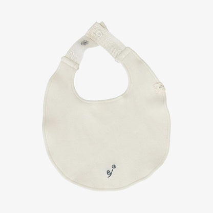 Bud Bib - Cream &amp; Blue