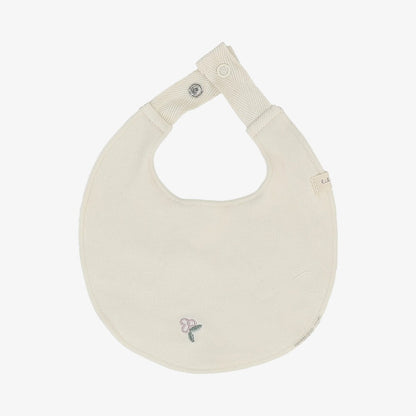 Bud Bib - Cream &amp; Pink