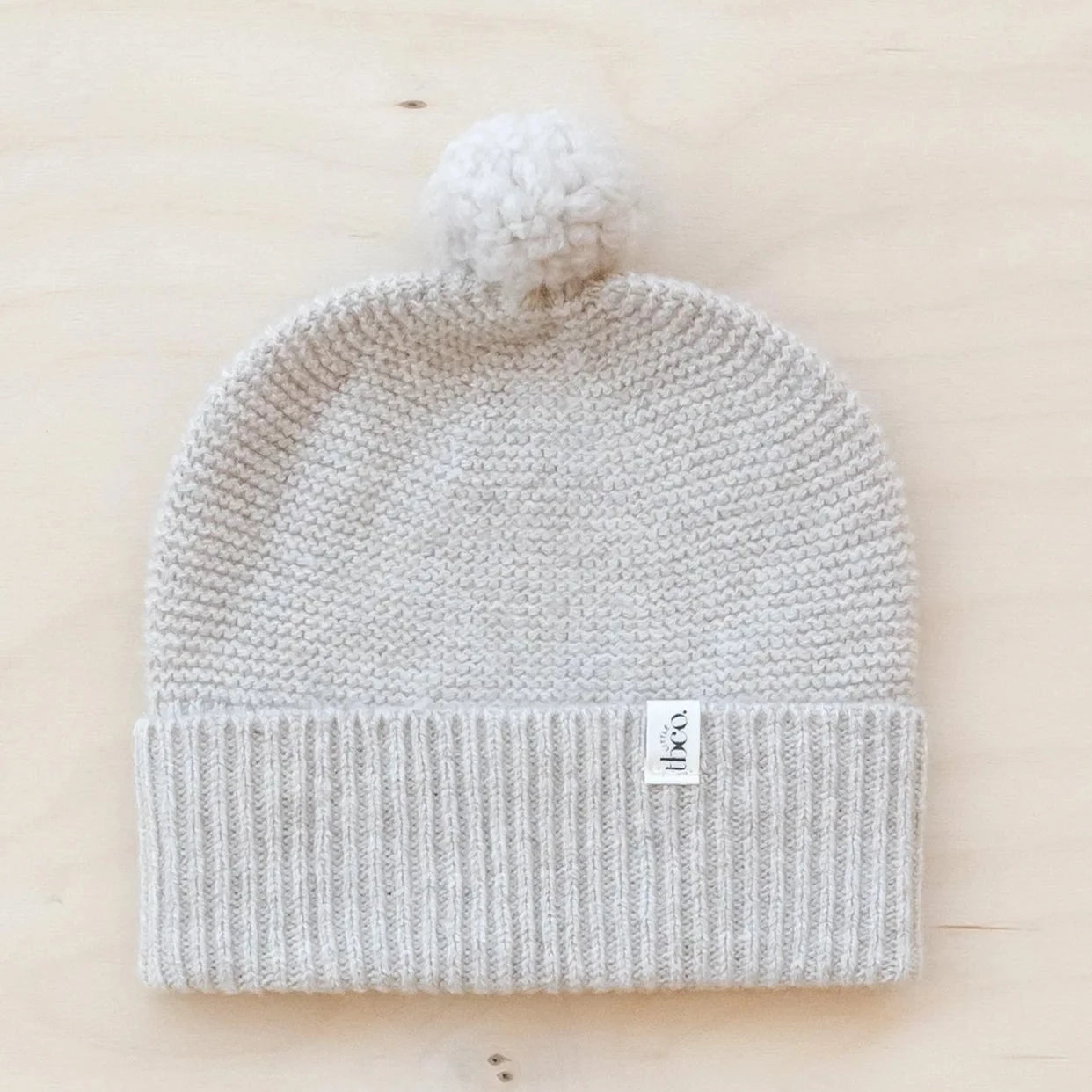 Merino Wool Beanie - Oatmeal Melange