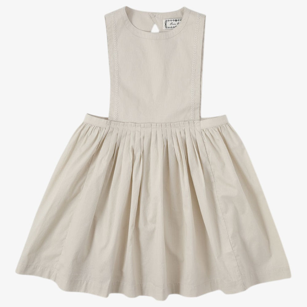 Leaf Stitch Dress - Ecru