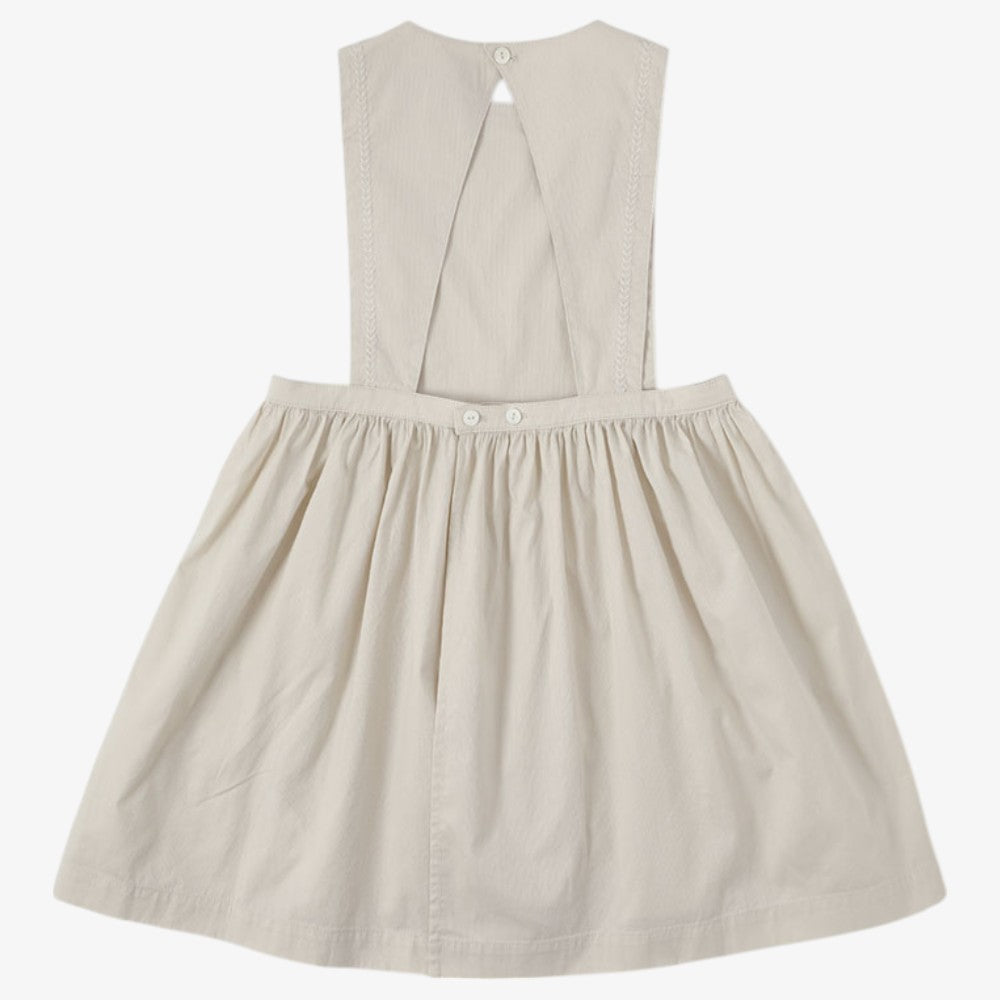 Leaf Stitch Dress - Ecru