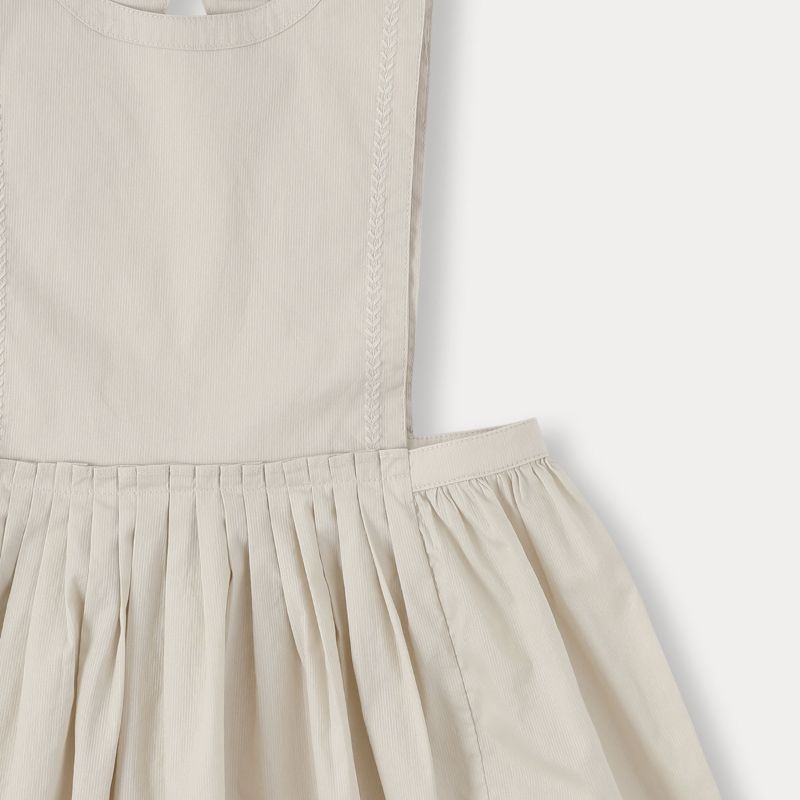 Leaf Stitch Dress - Ecru