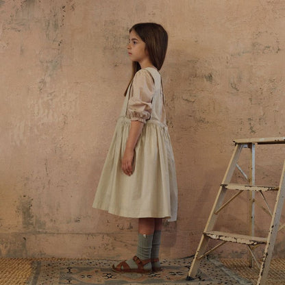 Leaf Stitch Dress - Ecru