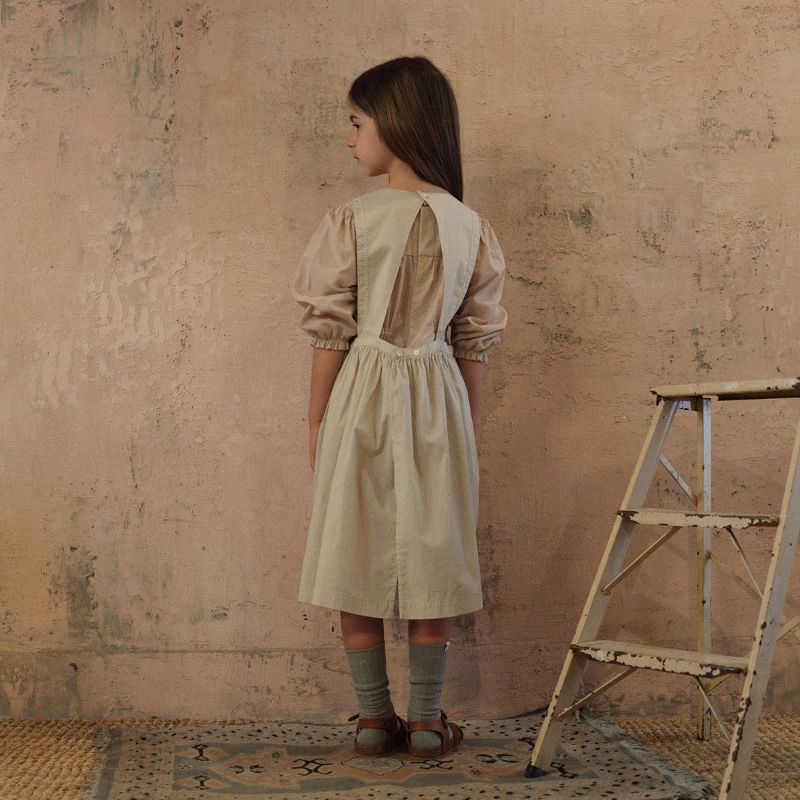 Leaf Stitch Dress - Ecru