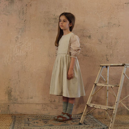 Leaf Stitch Dress - Ecru