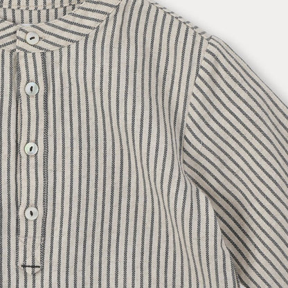 Herring Stripe Shirt - Natural