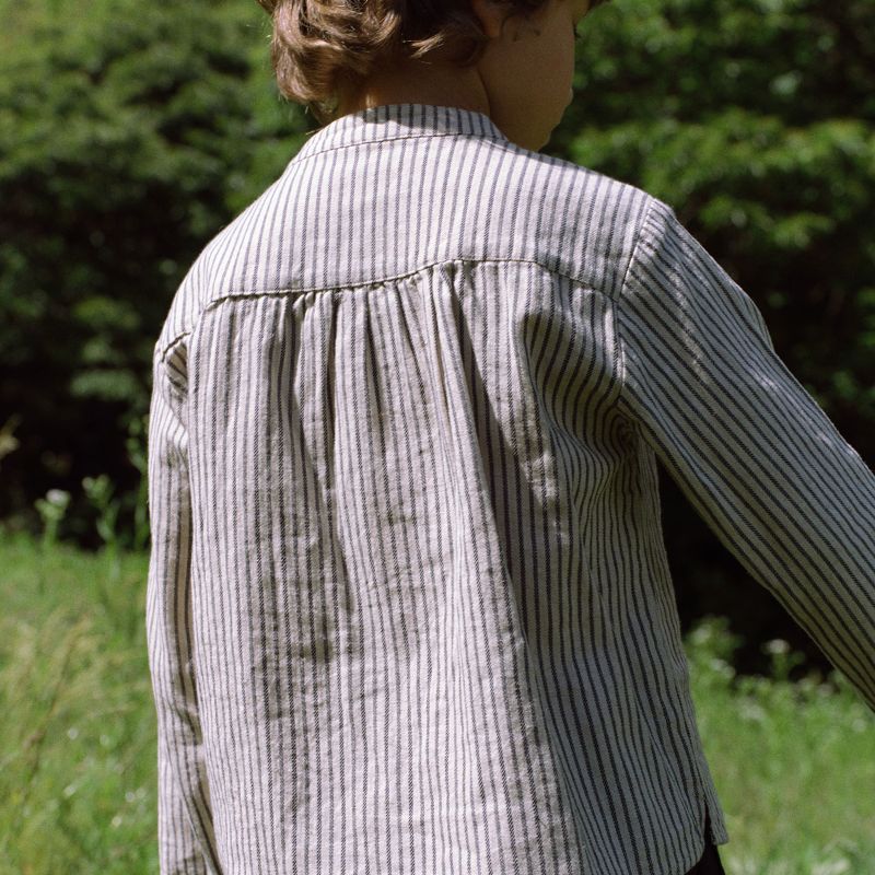 Herring Stripe Shirt - Natural