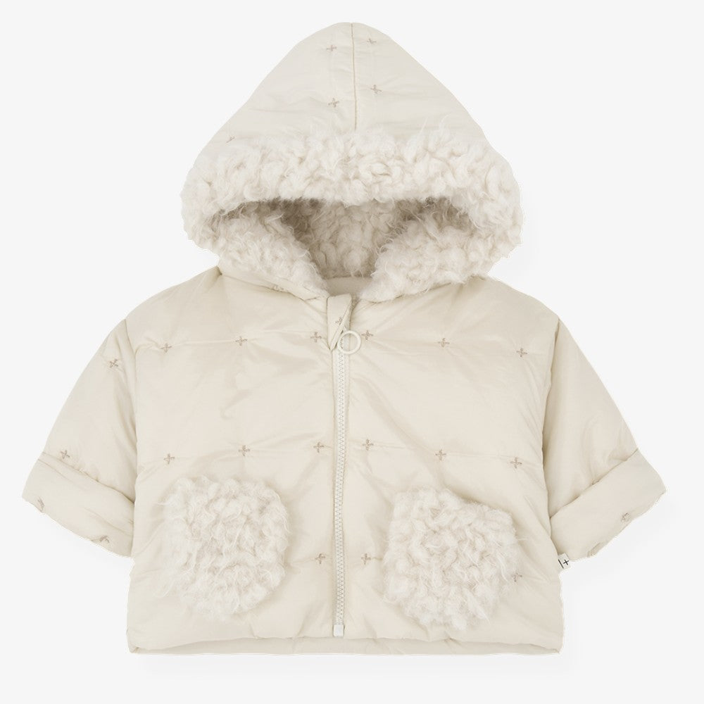 Benjamin Jacket And Beanie - Ecru