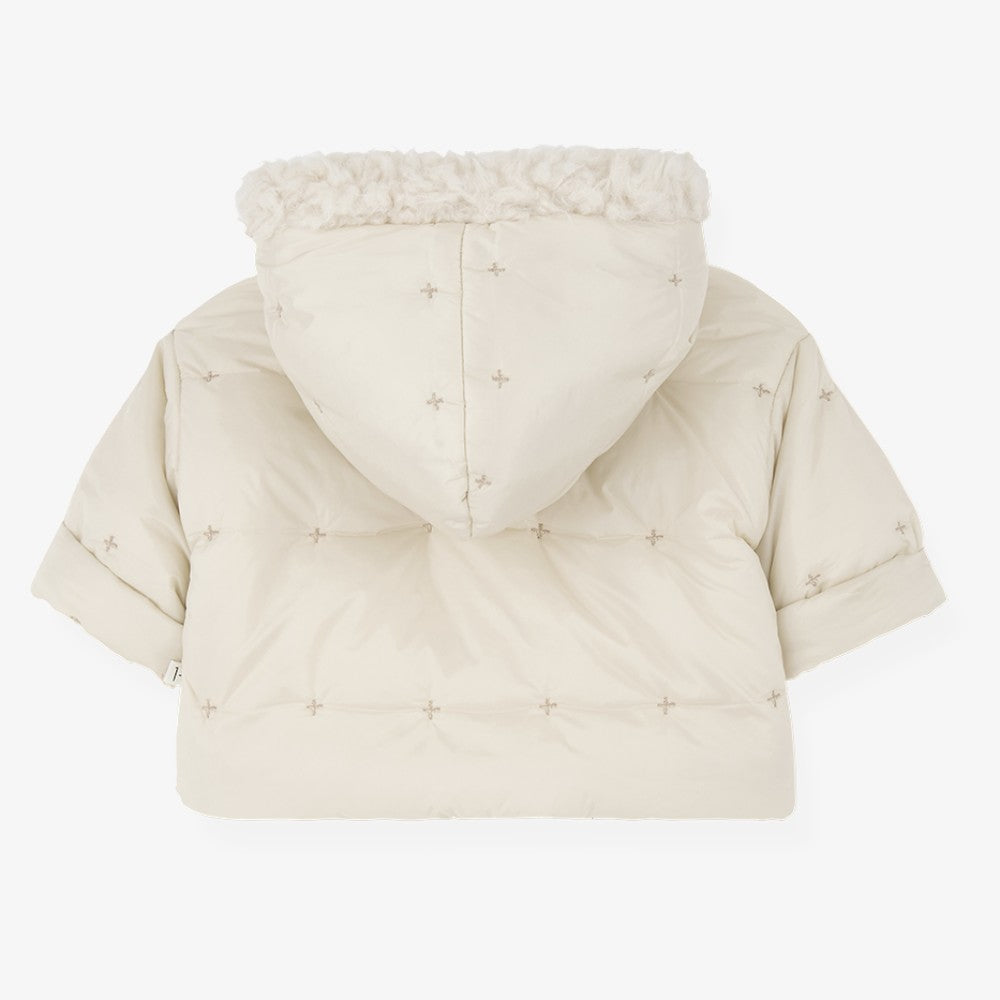 Benjamin Jacket And Beanie - Ecru