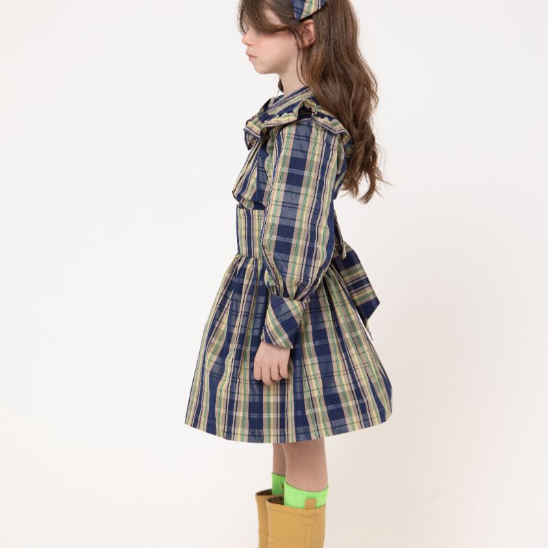 Plaid Skirt - Blue