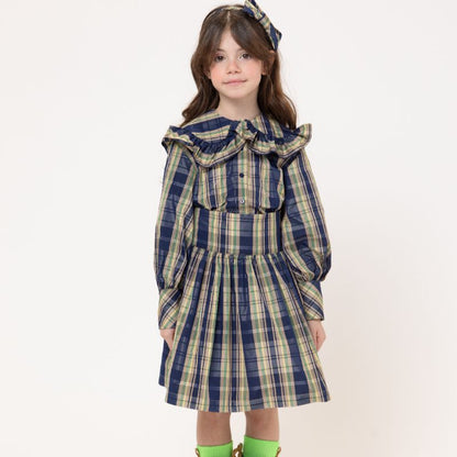 Plaid Skirt - Blue