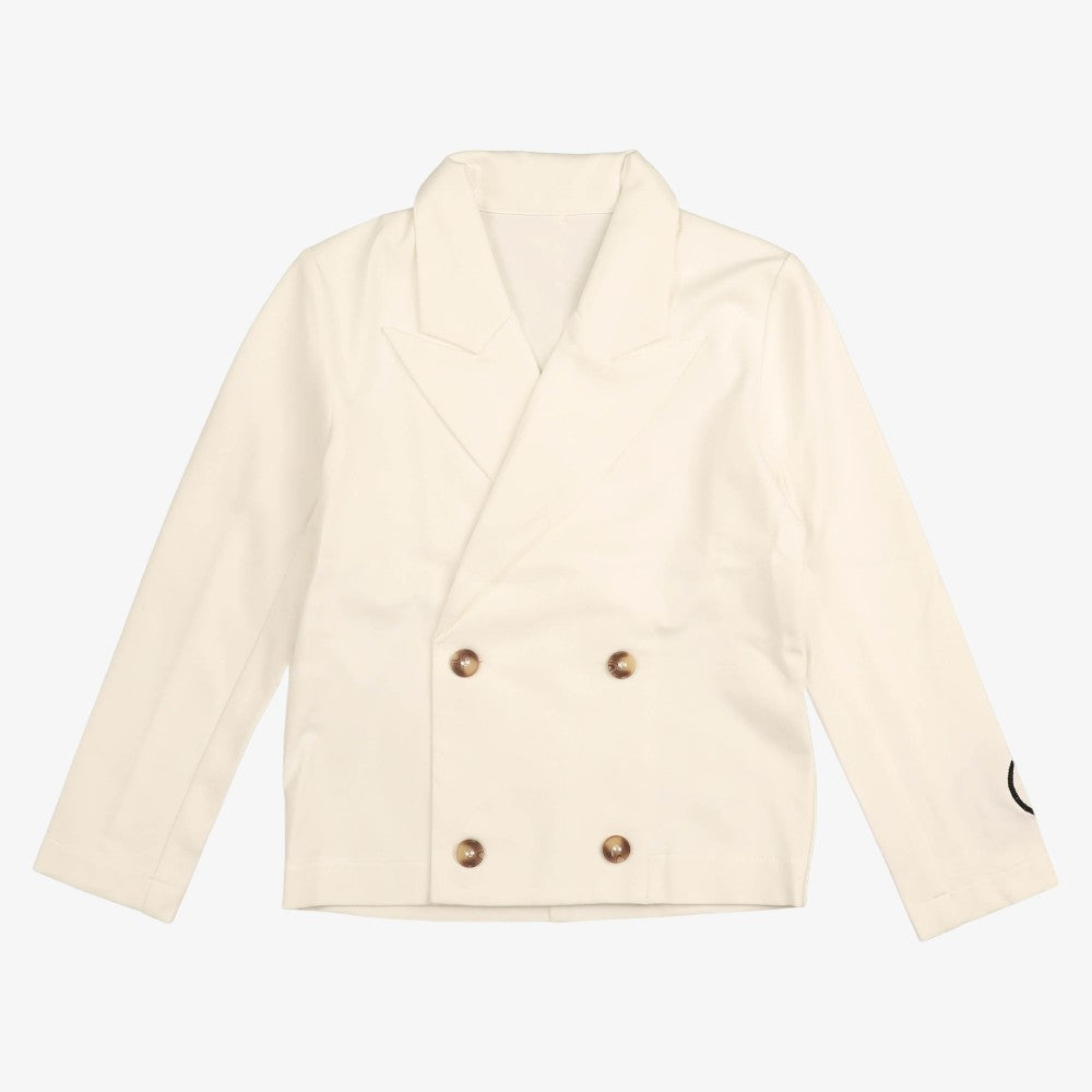 Double Breasted Blazer - Ivory