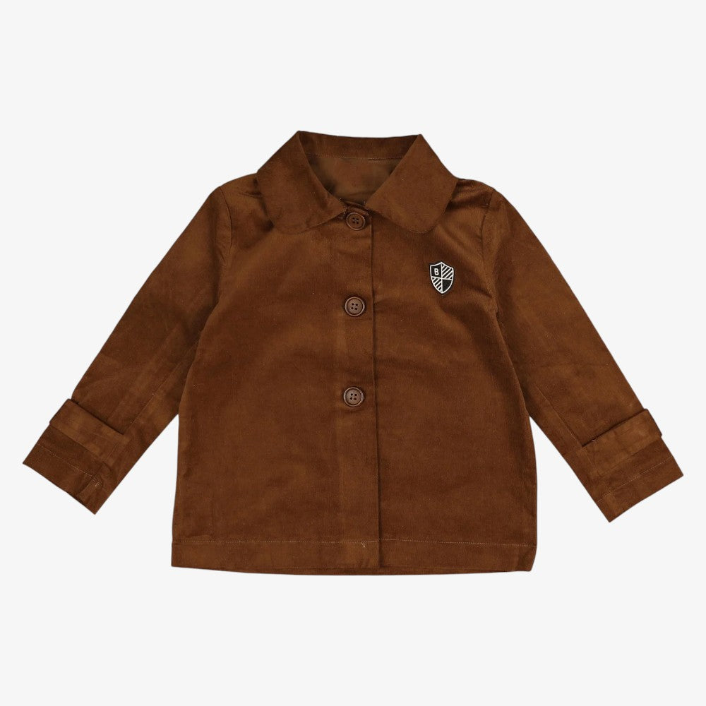 Cuff Tabs Jacket - Brown