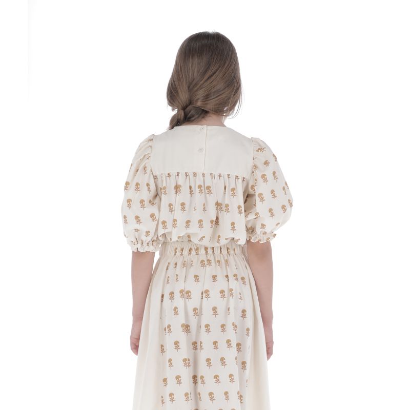 Carnation Blouse - Ecru/multi