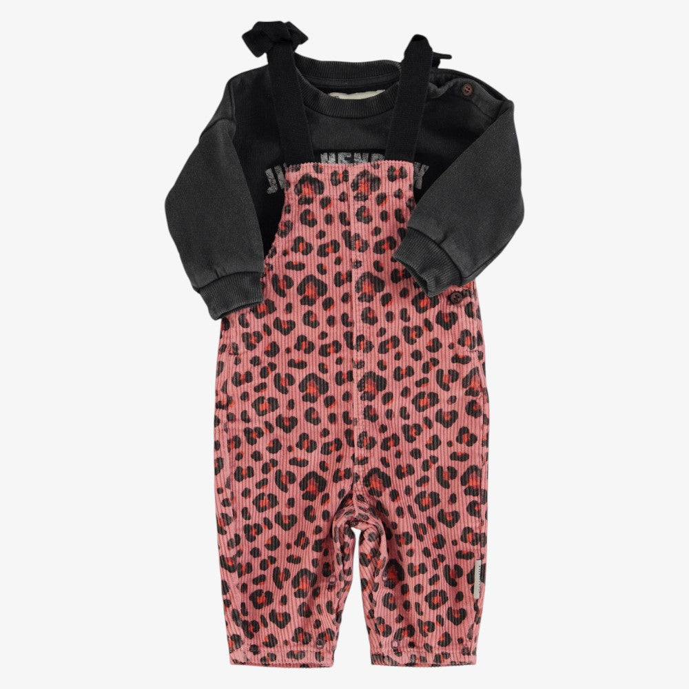 Animal Print Romper - Pink
