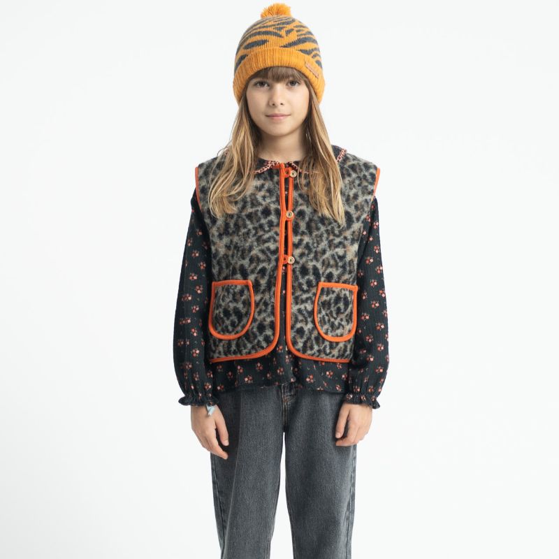 Peter Pan Flower Shirt - Black