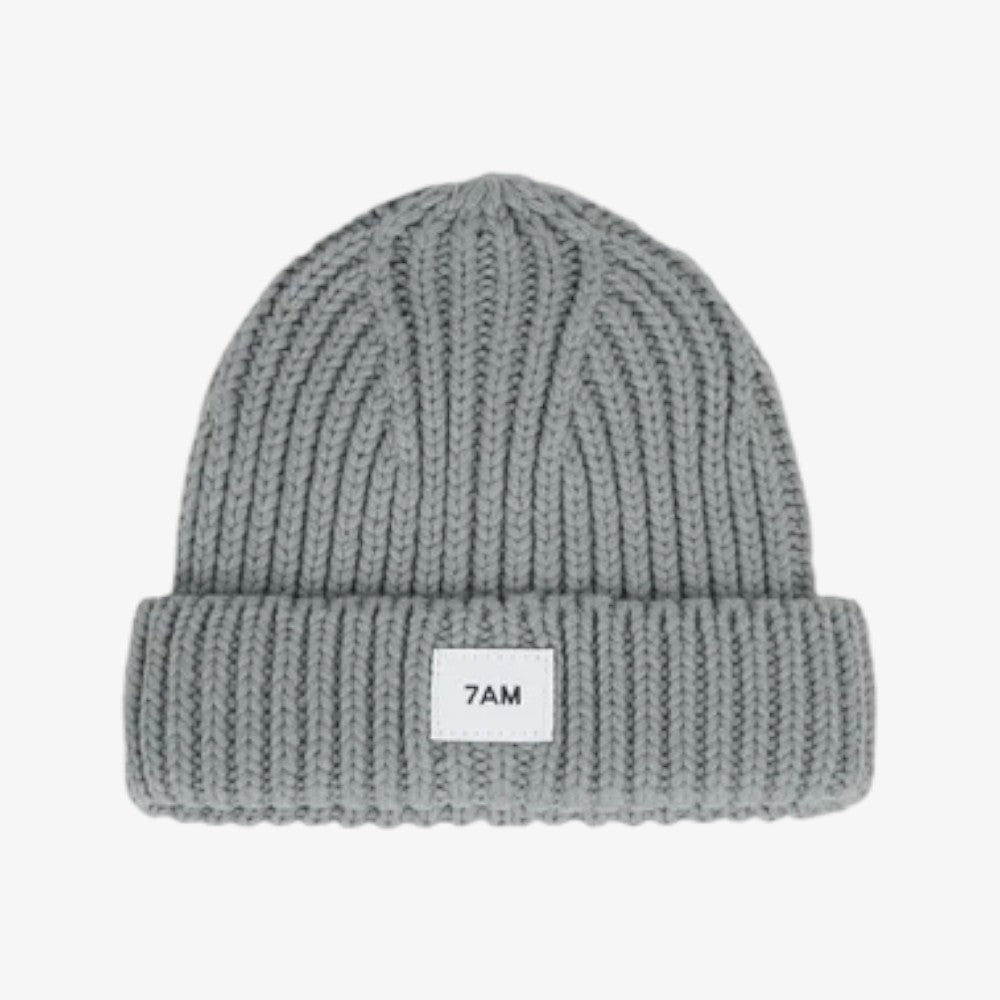 Chunky Beanie - Heather Grey
