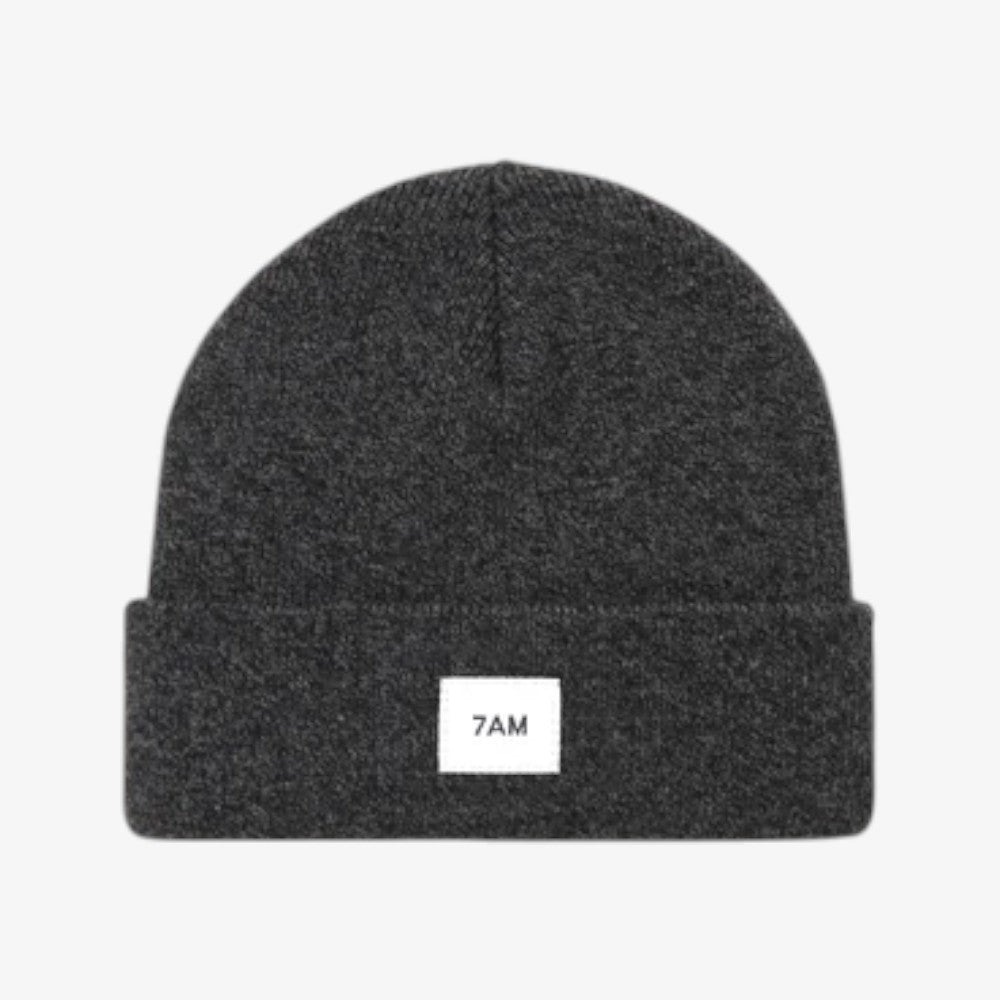 Heather Beanie - Black
