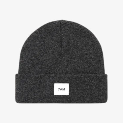 Heather Beanie - Black