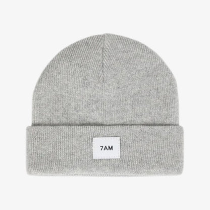 Heather Beanie - Light Grey