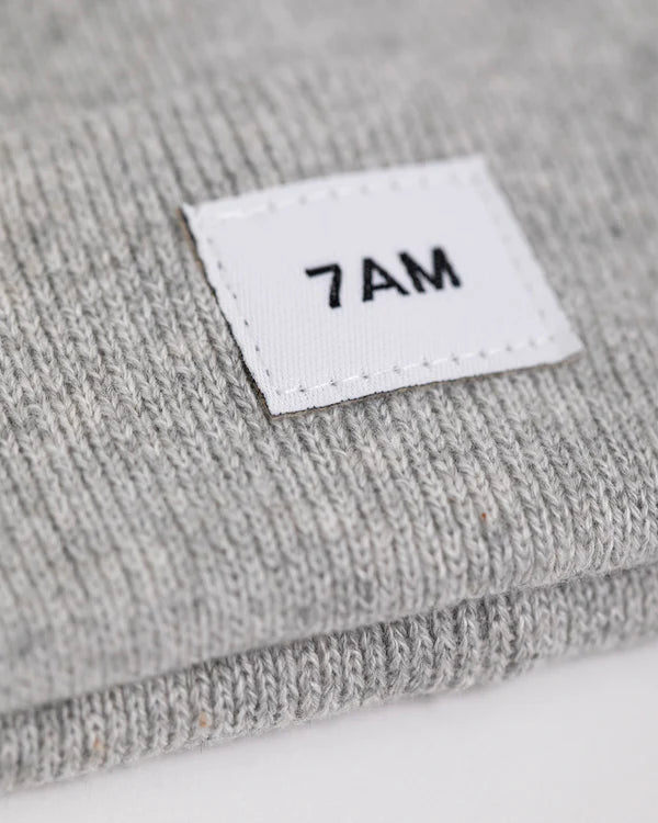 Heather Beanie - Light Grey