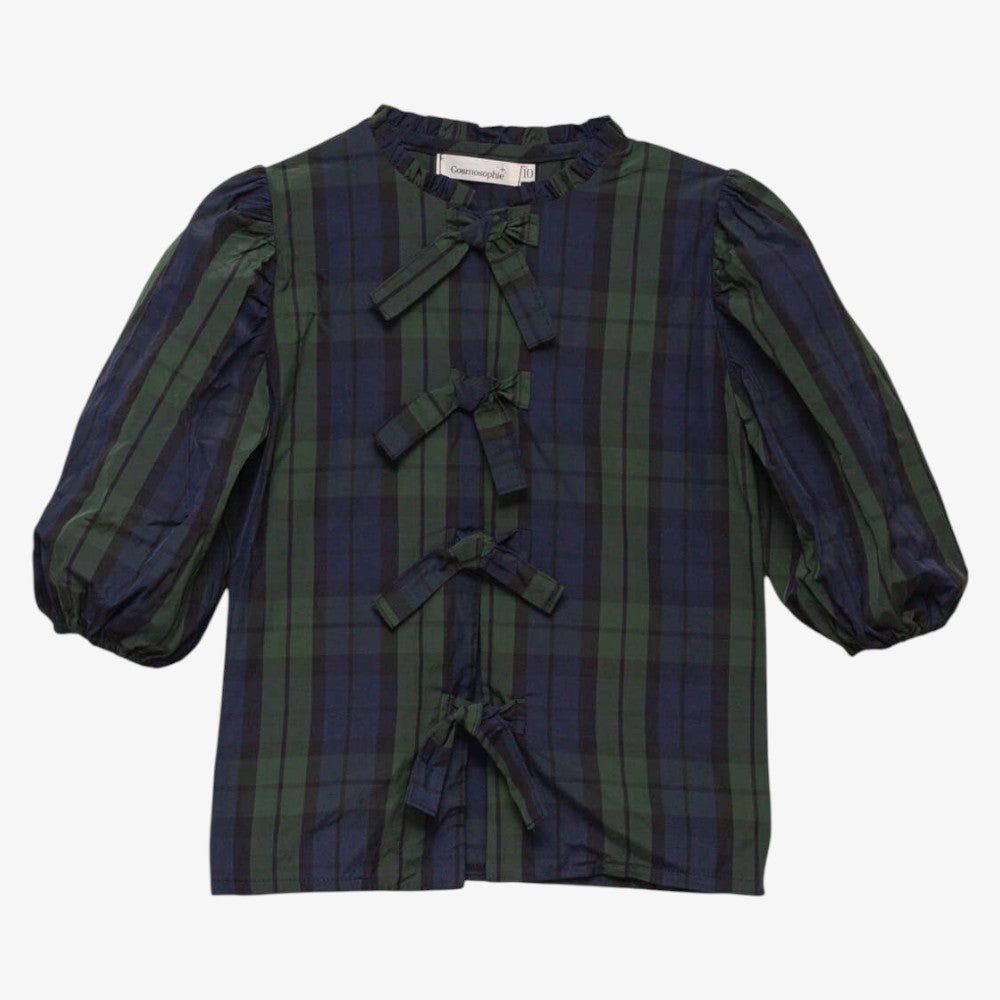 Bow Shirt - Plaid