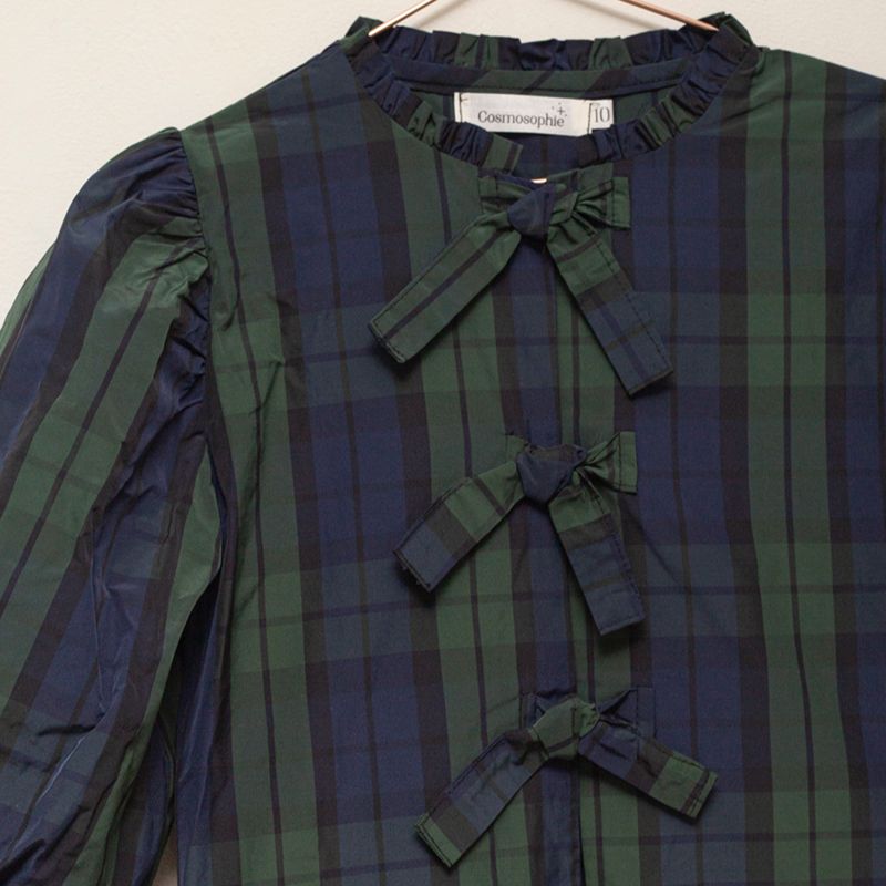Bow Shirt - Plaid