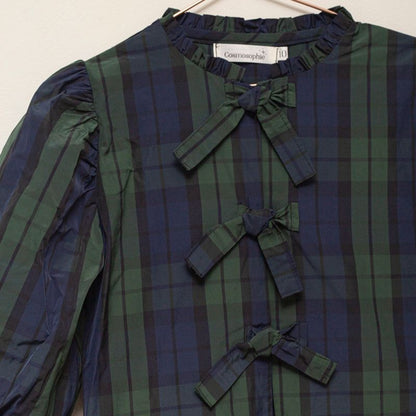 Bow Shirt - Plaid