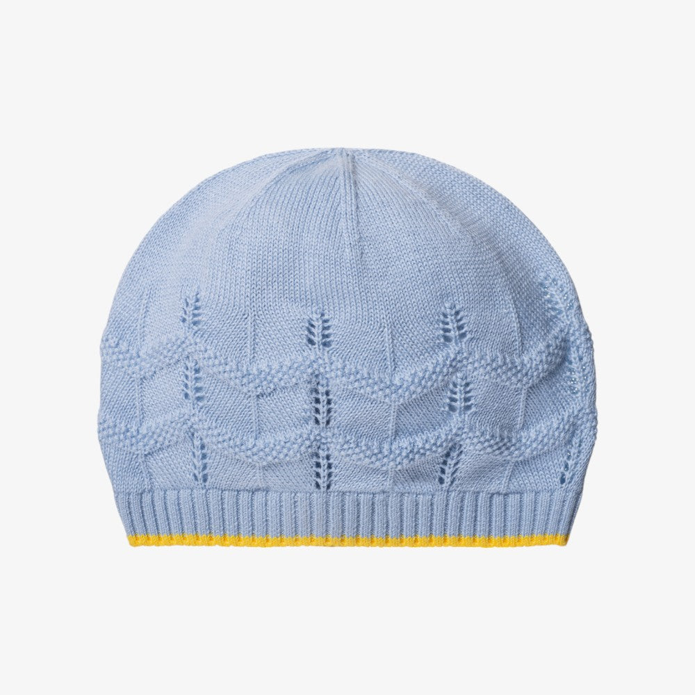 Zigzag Hat And Socks - Silver Blue