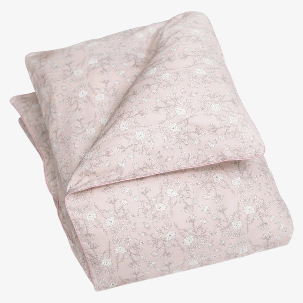 Baby Duvet Set - Birds Pink