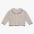 Breta Knit Cardigan - Light Beige