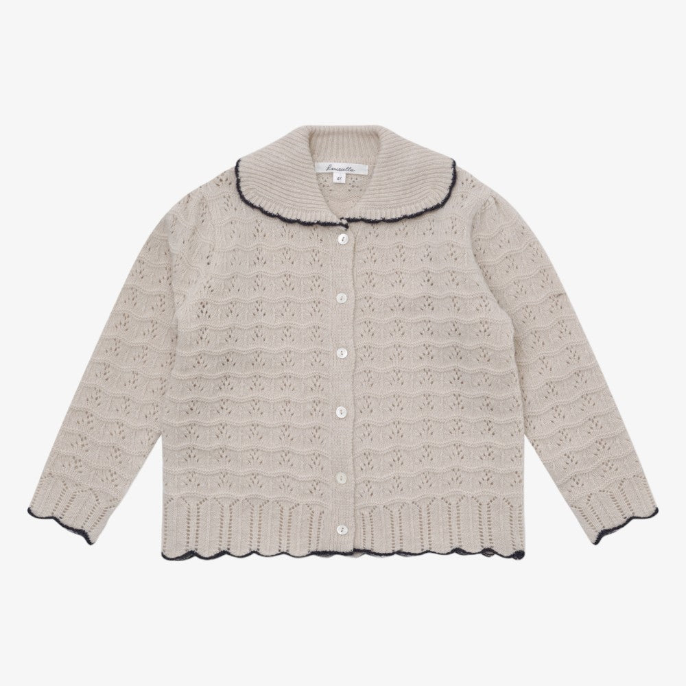 Breta Knit Cardigan - Light Beige