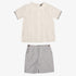 Trim Shirt And Shorts - Navy
