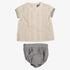 Contrast Shirt And Bloomer - Navy