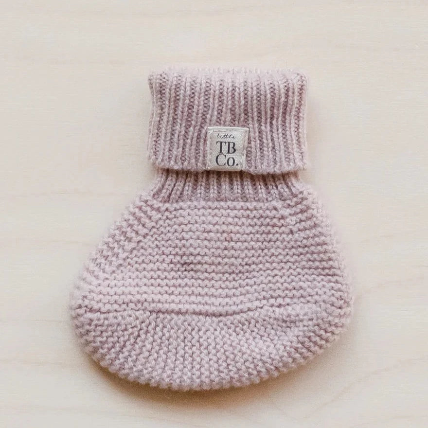 Tartan Cashmere And Merino Booties - Blush