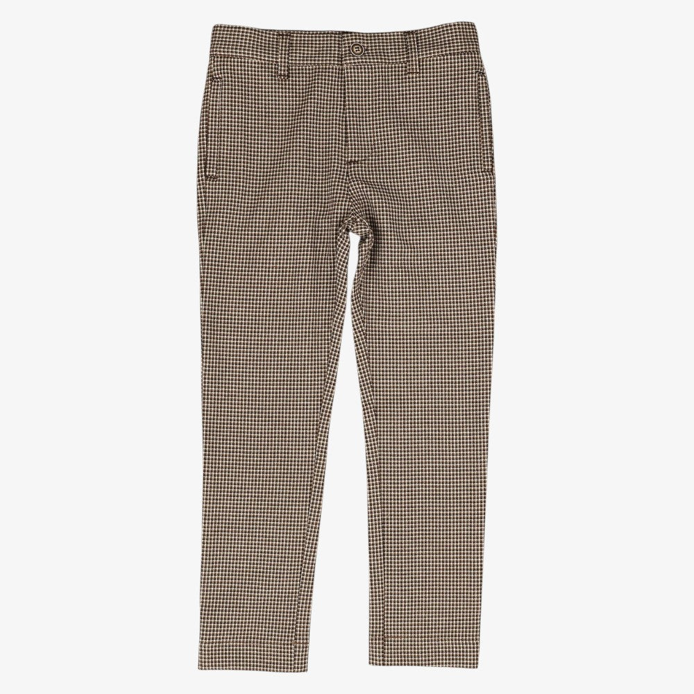 Plaid Pants - Brown