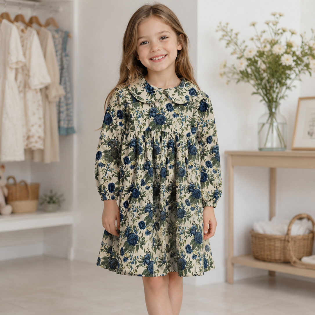 Amelie Dress - Blue