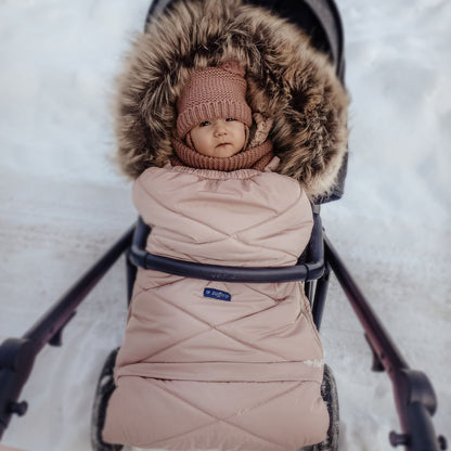 Footmuff With Bag - Beige&amp;rose