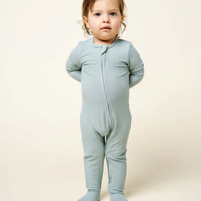 Zipper Footie - Bailey