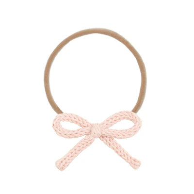 Crochet Bow Headband - Ballet