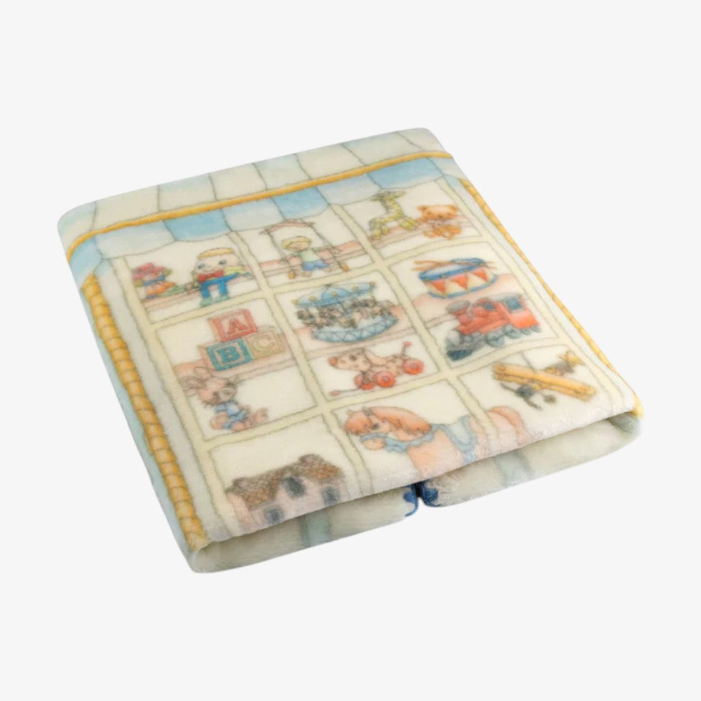 Toyshop Blanket - Blueberry Biscuit