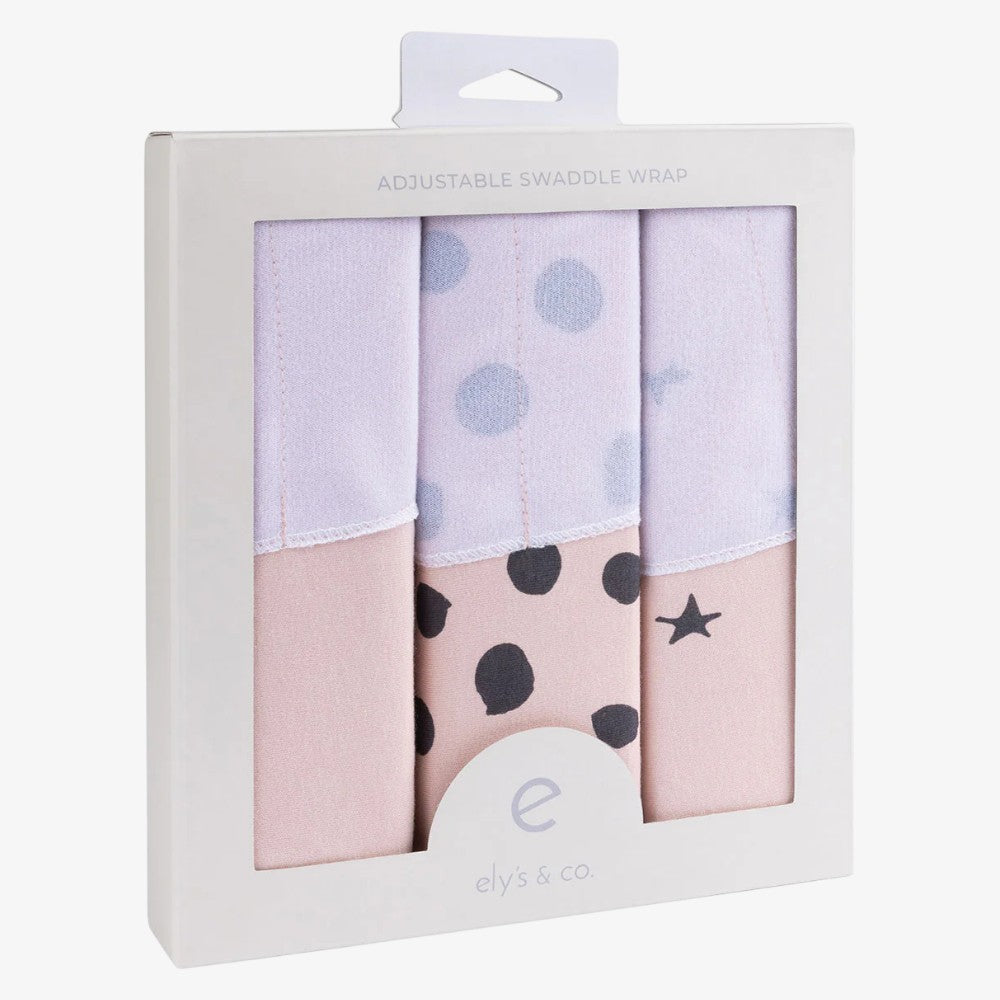 Adjustable Swaddle 3Pack - Pink